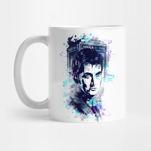 Watercolor Tenth Doctor Mug